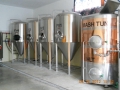 Fermentatori e bollitore - birrificio cunegonda